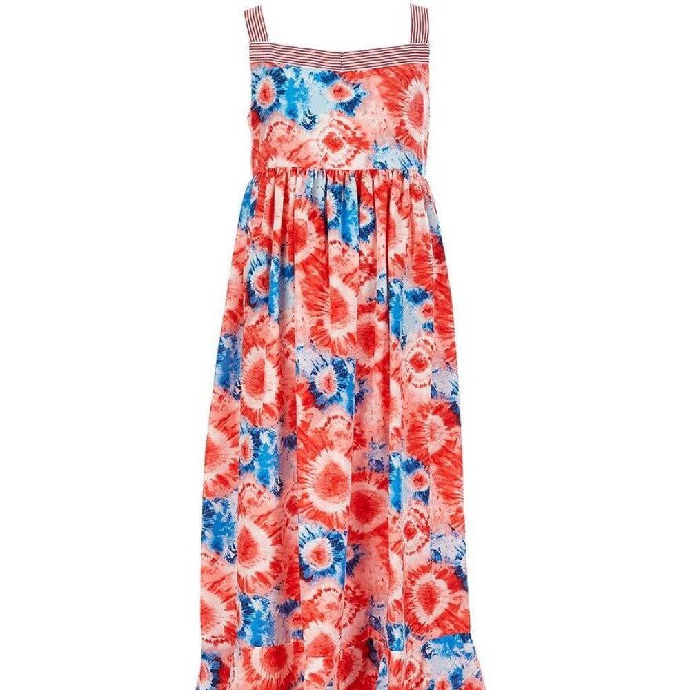 Bonnie Jean Tie Dye Sunflower Dress